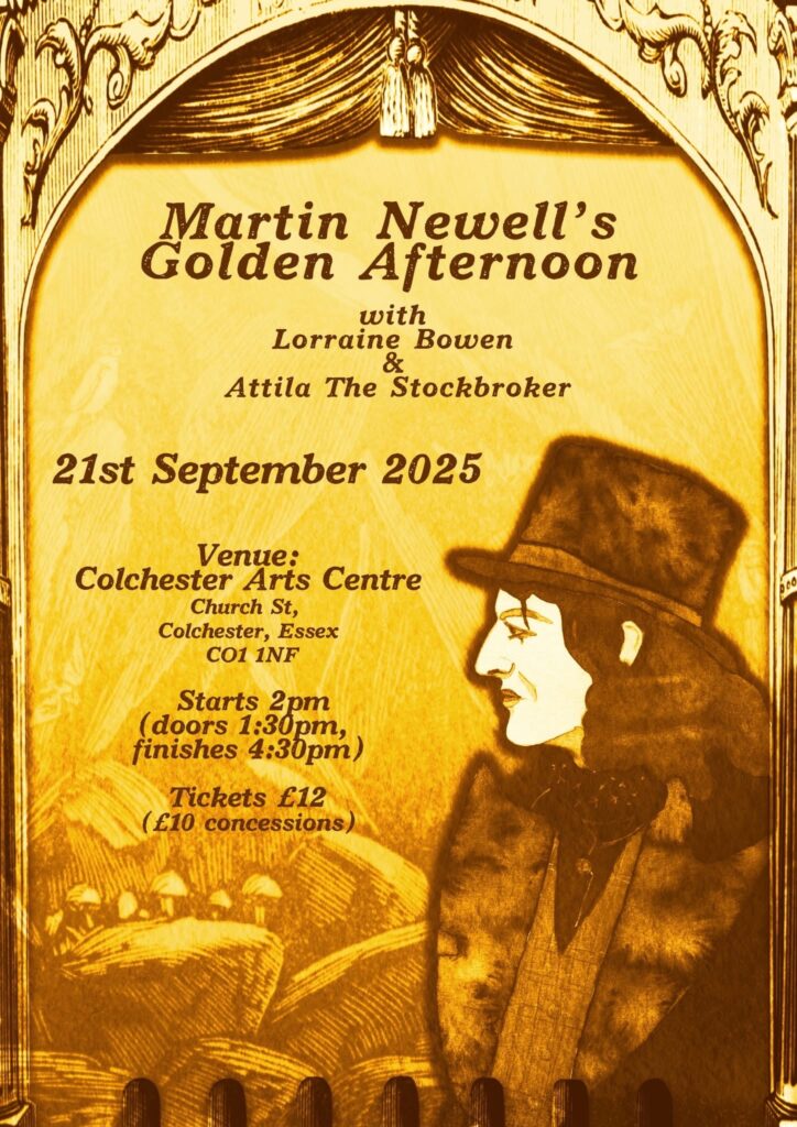 Martin Newell's Golden Afternoon Colchester 2025